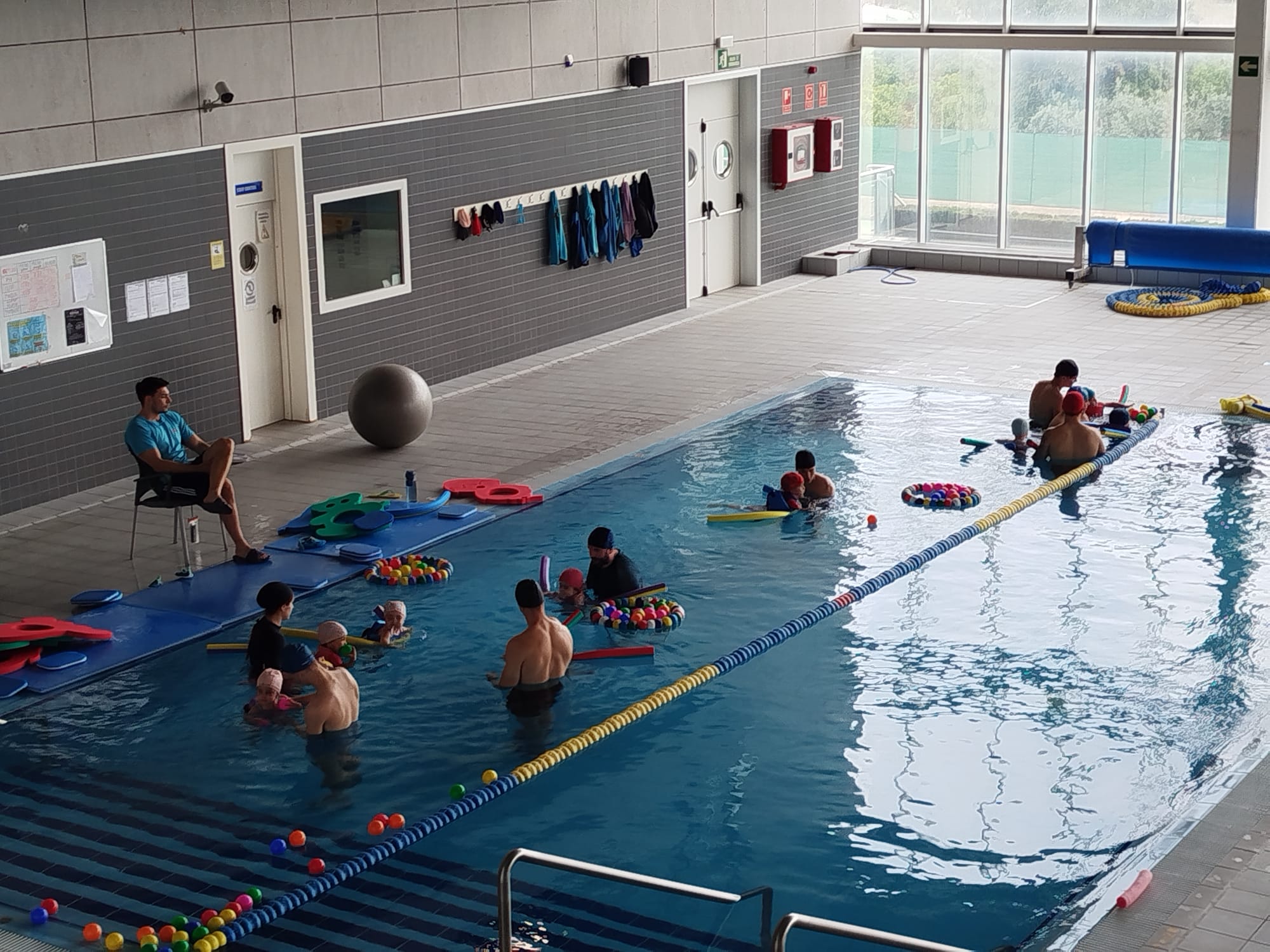 Clases de natación para niños